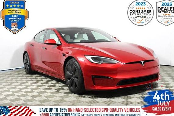 TESLA MODEL S 2022 5YJSA1E66NF473712 image